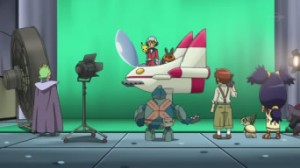 Sacha et ses amis en plein tournage