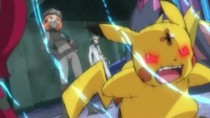 Pikachu sous contrôle de la Team Plasma !