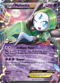 Meloetta EX de Legendary Treasures