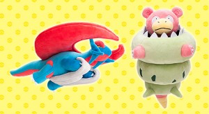 Pokemon ROSA - Peluche Mega-Drattak & Mega-Flagadoss