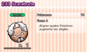 Pokemon Shuffle - Scarabrute Dex