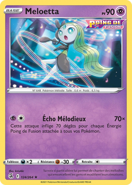 Meloetta (#124 de Poing de Fusion)