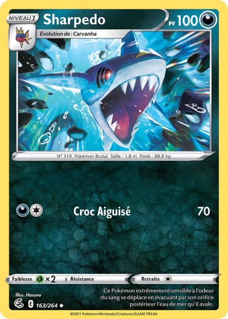 Sharpedo (#163 de Poing de Fusion)