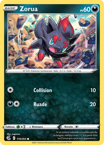 Zorua (#170 de Poing de Fusion)