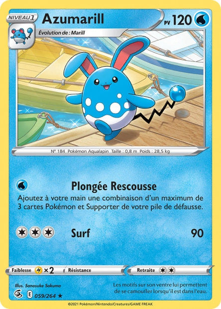 Azumarill (#59 de Poing de Fusion)