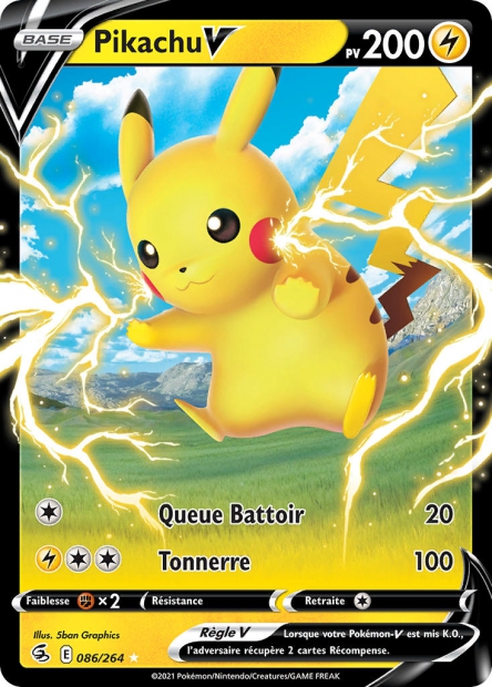 Pikachu (#86 de Poing de Fusion)