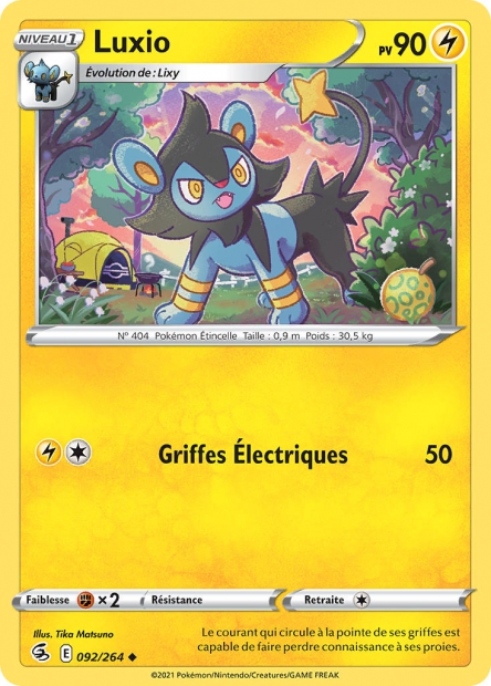 Luxio (#92 de Poing de Fusion)