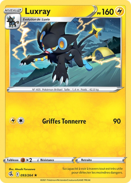 Luxray (#93 de Poing de Fusion)