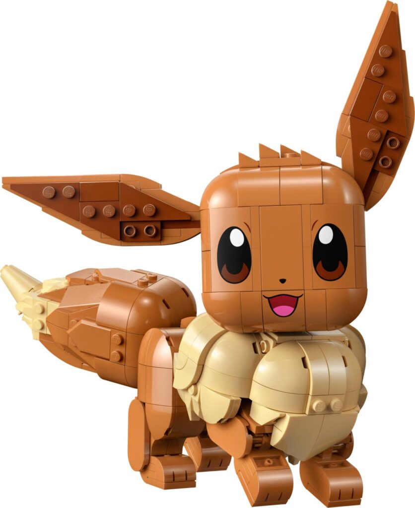 LEGO Pokémon Évoli (72151), le set monté