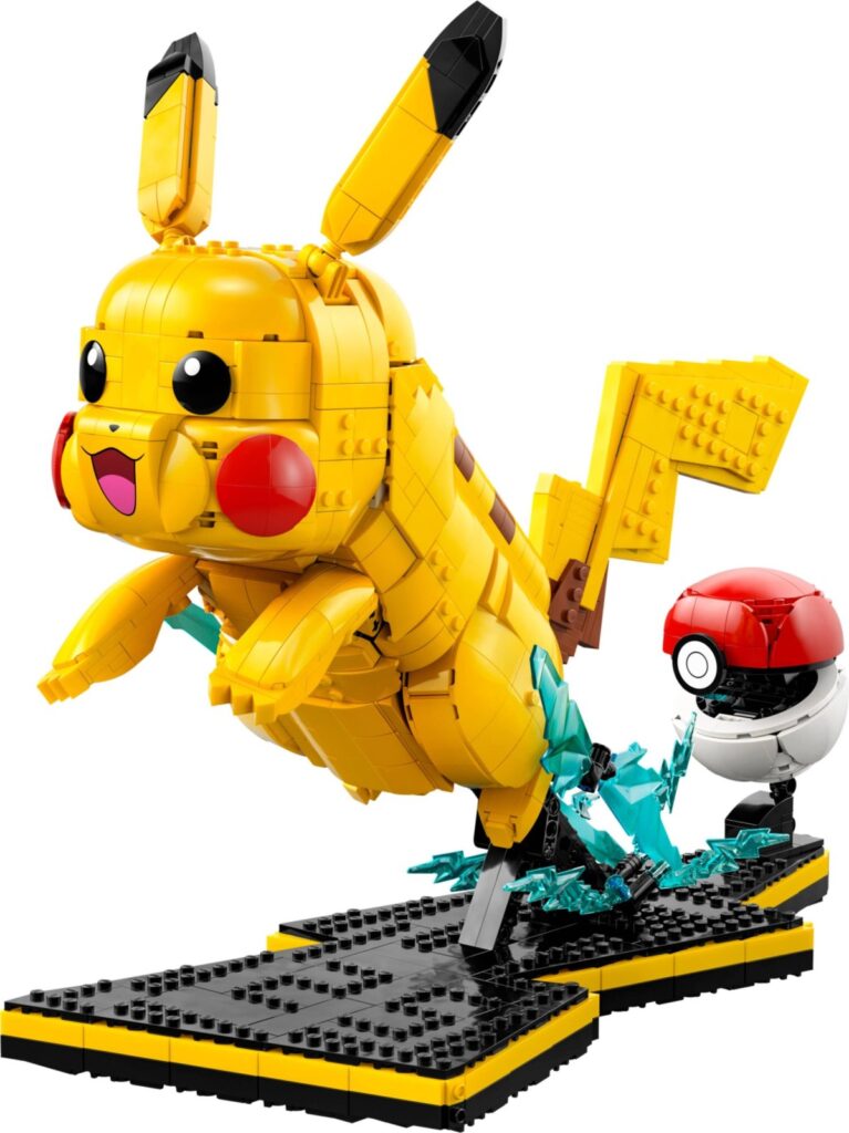 LEGO Pokémon Pikachu et Poké Ball (72152), le set monté