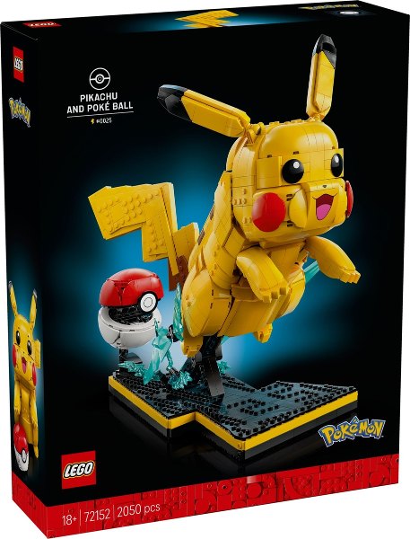 LEGO Pokémon Pikachu et Poké Ball (72152)