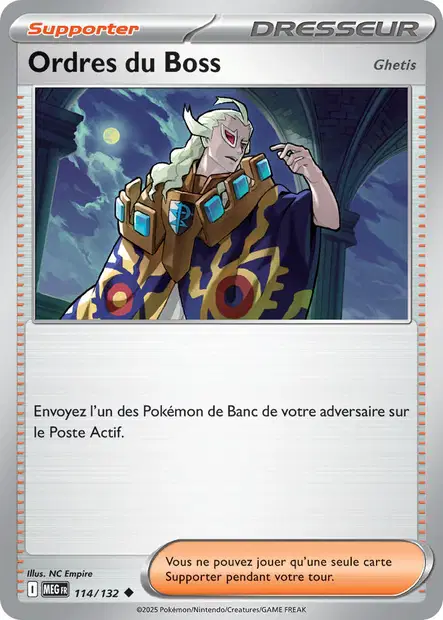 Ordres du Boss