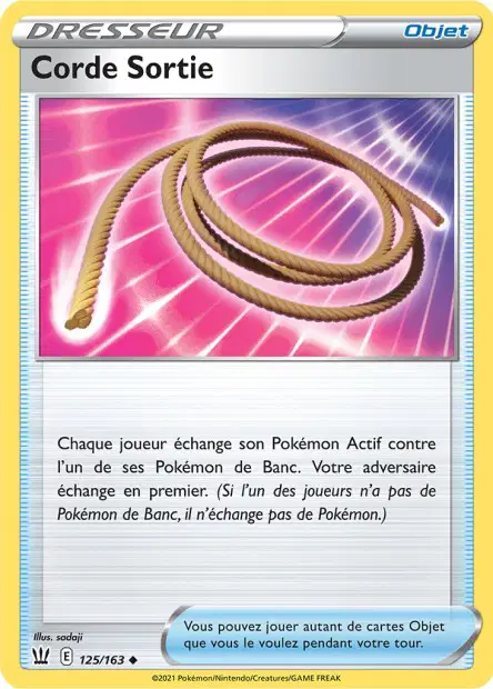 Corde Sortie