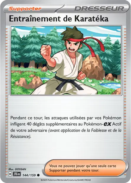 Entraînement de Karatéka
