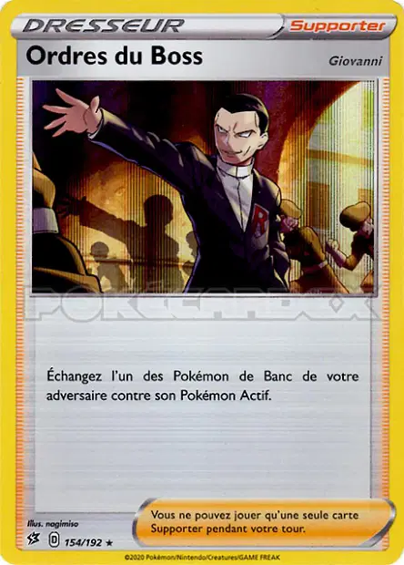 Ordres du Boss