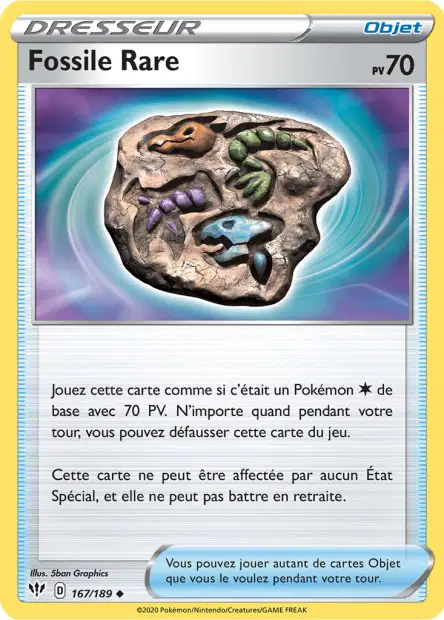 Fossile Rare