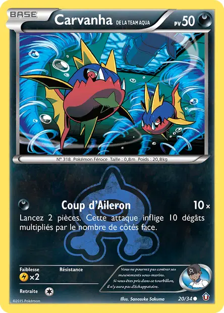 Carvanha <small>de la Team Aqua</small>