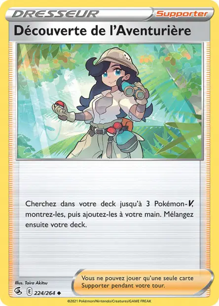 Découverte de l'Aventurière