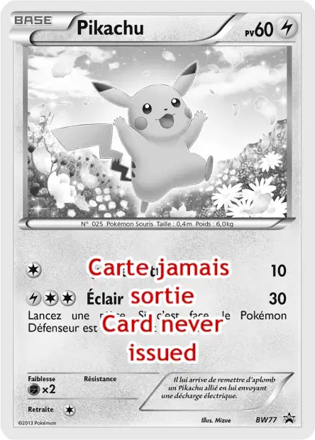 Promos Black Star Noir & Blanc #77