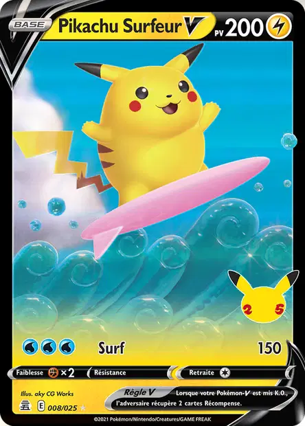 Pikachu Surfeur