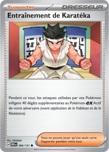 Entraînement de Karatéka