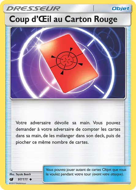 Coup d'Œil au Carton Rouge