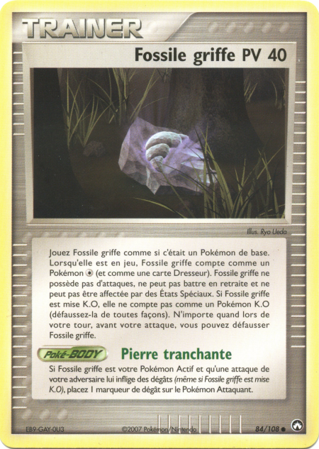 Fossile griffe
