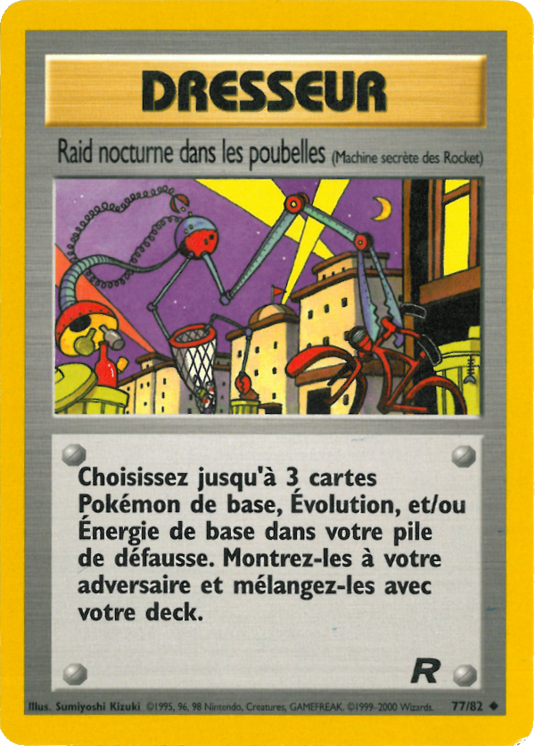 Raid nocturne dans les poubelles