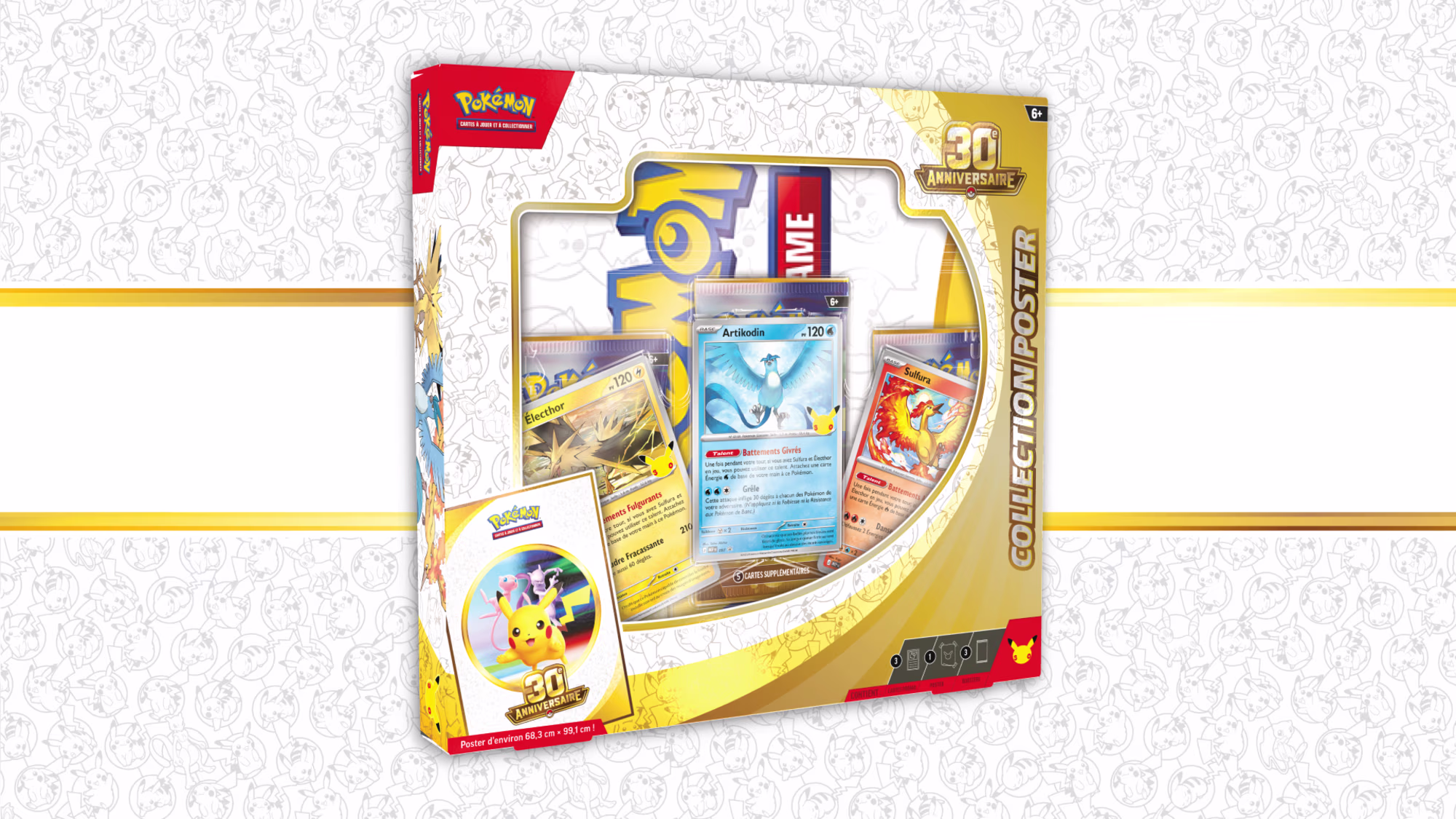 JCC Pokémon : Collection poster 30ᵉ Anniversaire