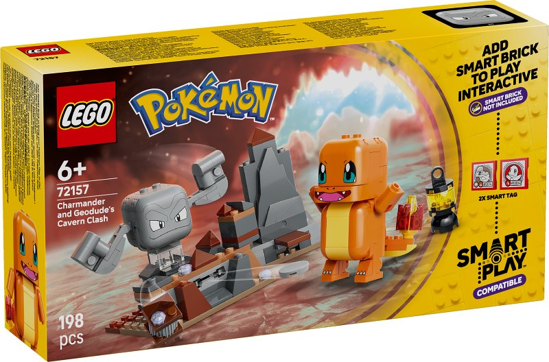 LEGO Pokémon SMART Play : Salamèche et Racaillou, combat dans la grotte (72157)