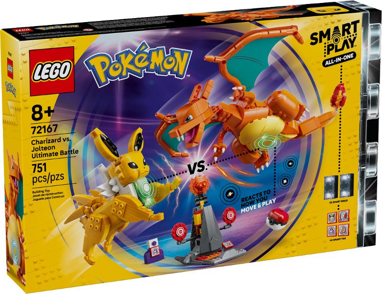 LEGO Pokémon SMART Play : Le combat ultime entre Dracaufeu et Voltali (72167)