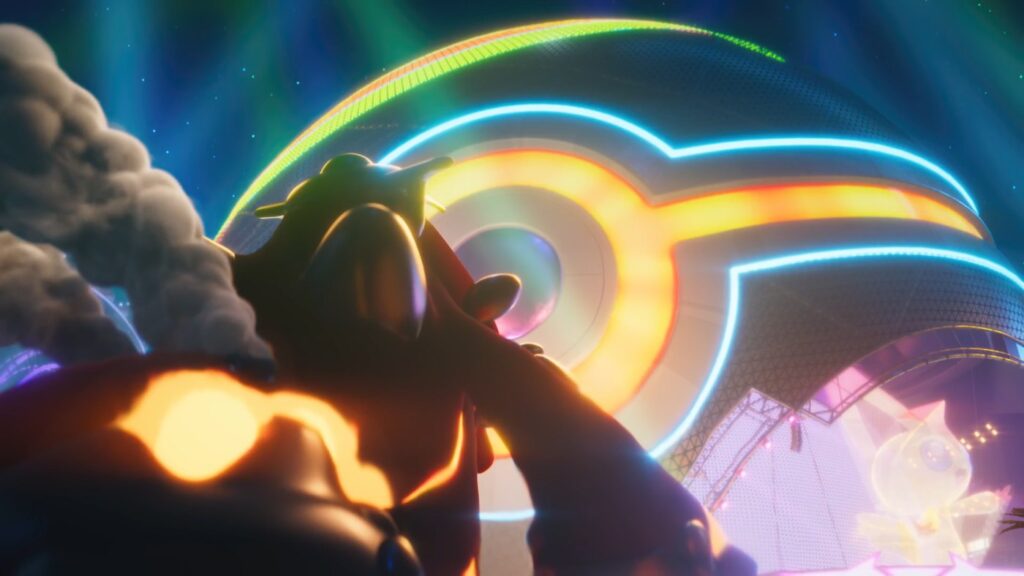 Silhouette de Heatran dans la bande-annonce de Pokémon Champions