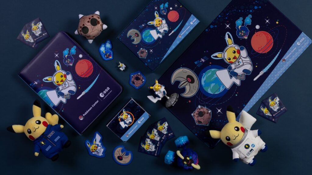 Gamme de produits dérivés Pokémon x ESA