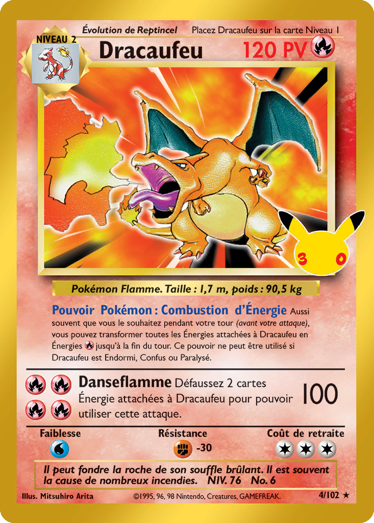 Dracaufeu — 30ᵉ Anniversaire