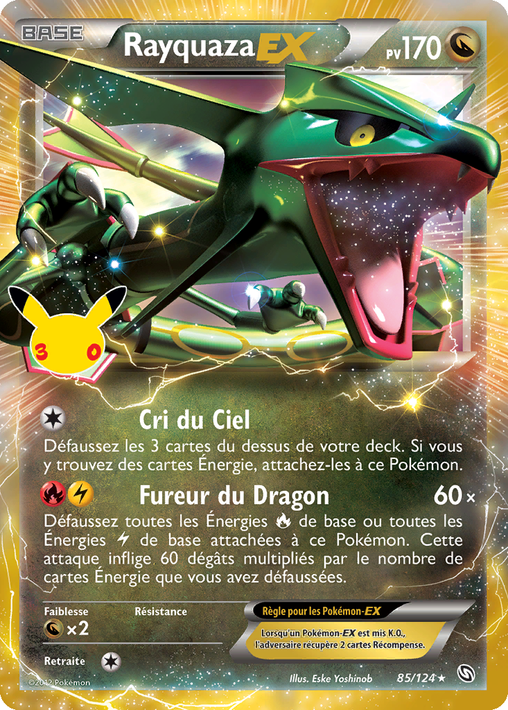 Rayquaza EX — 30ᵉ Anniversaire