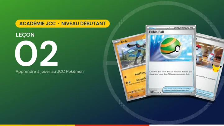 Académie JCC Pokémon, leçon 2 : Mise en place et déroulement d'un tour