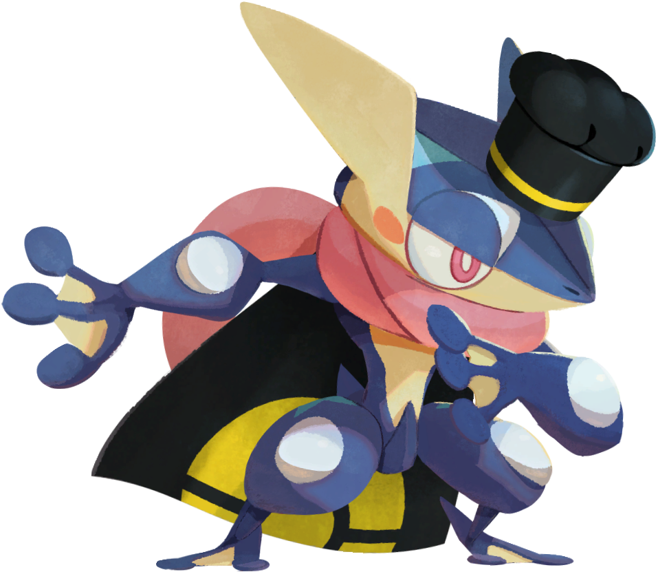 Greninja as a super chef.