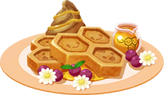 Honey waffles.