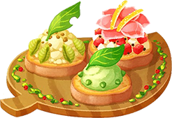 Chikorita Bruschettas.