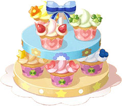 The Alcremie Cupcakes.