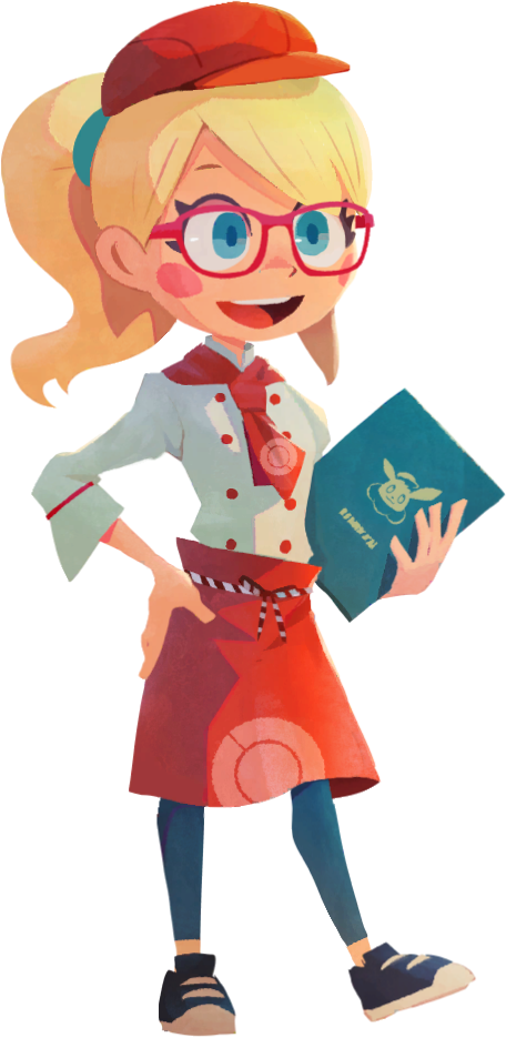 Lea, the café manager.