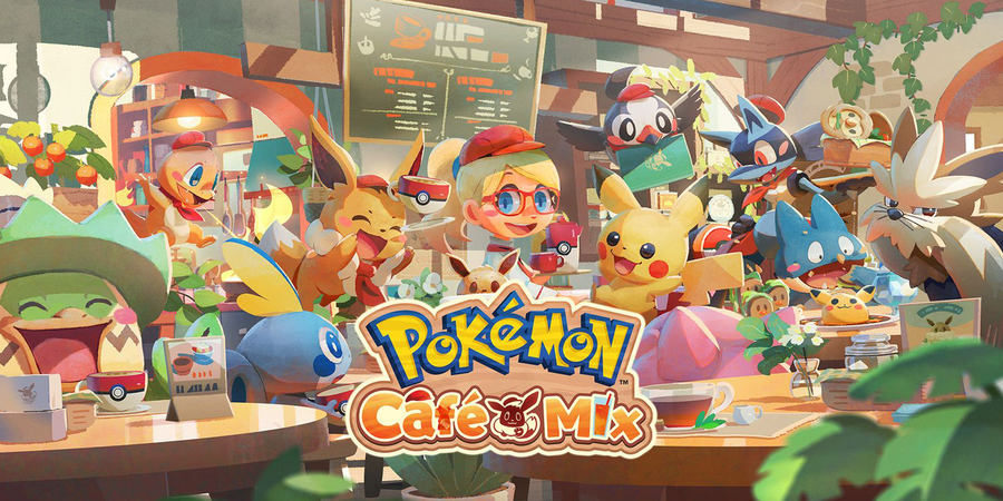The Café Mix title screen, in 2020.