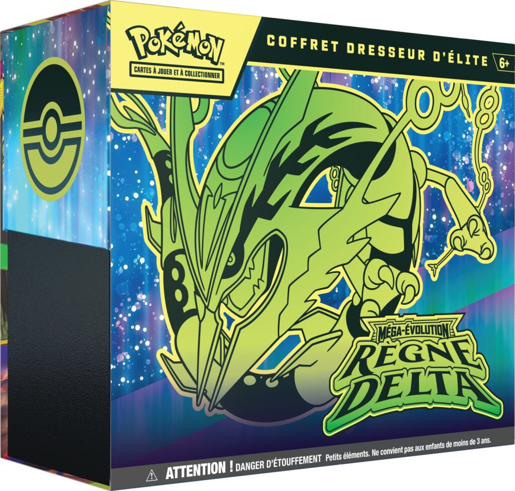Coffret Dresseur d'élite Méga-Évolution – Règne Delta avec Méga-Rayquaza