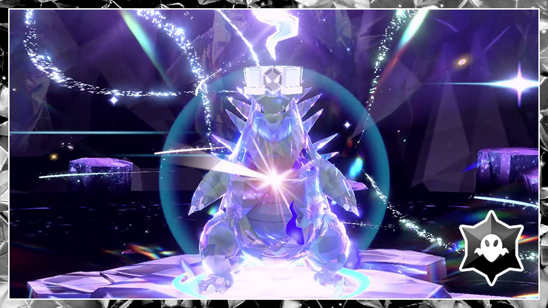 Tyranocif Téracristal Spectre dans un raid Téracristal 7 étoiles de Pokémon Écarlate et Violet