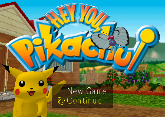 The title screen.