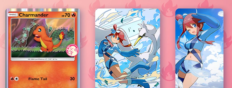 Cartes promotionnelles Salamèche et Draïeul pour l'événement Pioche Miracle