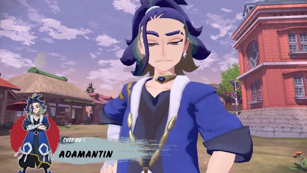 Adamantin, chef du Clan Diamant, dans une bande-annonce de Légendes Pokémon : Arceus
