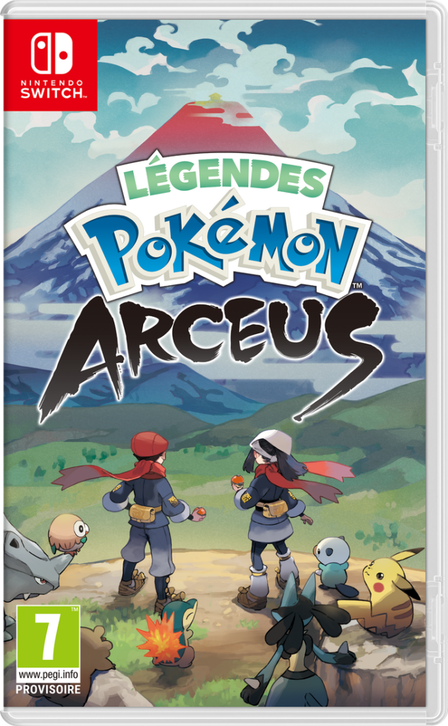 La jaquette française de Légendes Pokémon : Arceus.