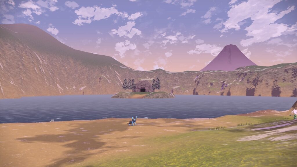 Lake Verity, in the Obsidian Fieldlands.