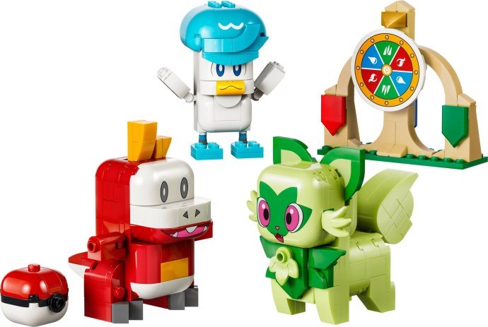 Set LEGO Pokémon SMART Play Combat entre Poussacha, Chochodile et Coiffeton 72158